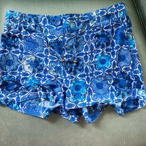 ⭐️3/$12⭐️ blue floral shorts
